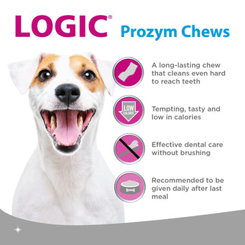 Benefits of using the LOGIC Chews. 